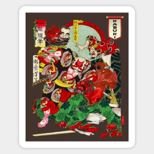 The Kabuki Players Sticker